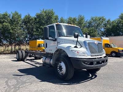 International MV607 Single Axle Cab & Chassis Truck - Cummins, 300HP, 6 Speed Automatic