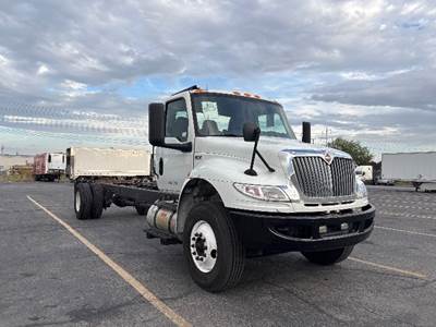 International MV607 Single Axle Cab & Chassis Truck - Cummins, 300HP, 6 Speed Automatic