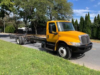 International MV607 Single Axle Cab & Chassis Truck - Cummins, 220HP, 6 Speed Automatic