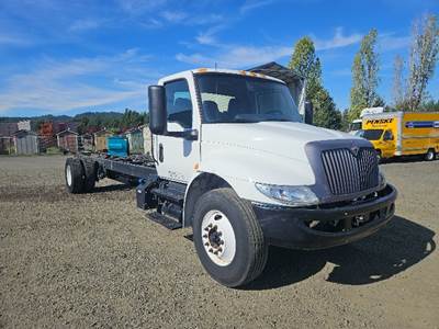 International MV607 Single Axle Cab & Chassis Truck - Cummins, 220HP, 6 Speed Automatic