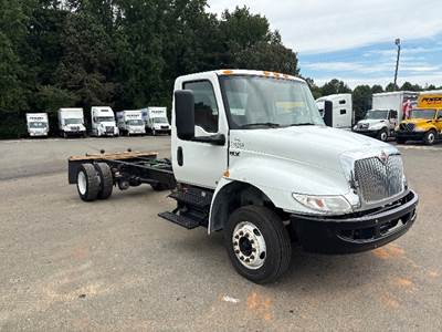 International MV607LP Single Axle Cab & Chassis Truck - Cummins, 220HP, 7 Speed Automatic