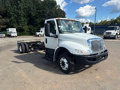 International MV607LP Single Axle Cab & Chassis Truck - Cummins, 220HP, 6 Speed Automatic
