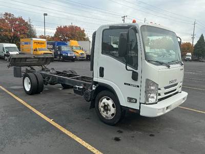 Isuzu NPR EFI Single Axle Cab & Chassis Truck - Gmc, 297HP, 6 Speed Automatic