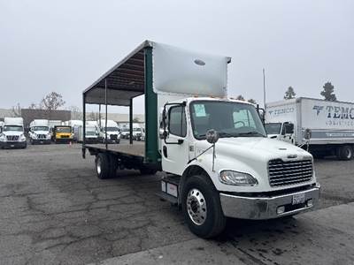 Freightliner M2 Single Axle Curtain Side Truck - Cummins, 280HP, 6 Speed Automatic