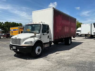 Freightliner M2 Single Axle Curtain Side Truck - Cummins, 240HP, 6 Speed Automatic