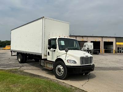 Freightliner M2 Single Axle Curtain Side Truck - Cummins, 220HP, 6 Speed Manual