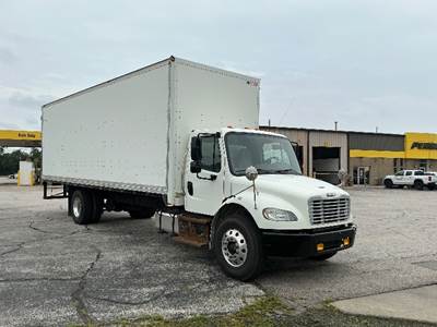 Freightliner M2 Single Axle Curtain Side Truck - Cummins, 240HP, 6 Speed Manual