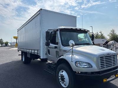 Freightliner M2 Single Axle Curtain Side Truck - Cummins, 250HP, 6 Speed Automatic