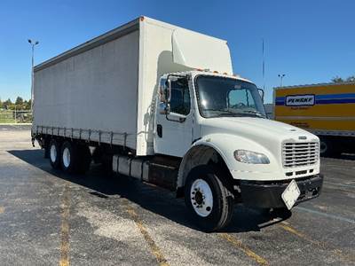 Freightliner M2 Tandem Axle Curtain Side Truck - Cummins, 300HP, 6 Speed Automatic