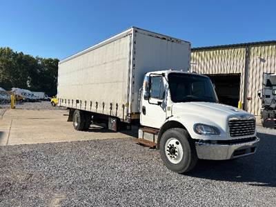Freightliner M2 Single Axle Curtain Side Truck - Cummins, 220HP, 7 Speed Automatic
