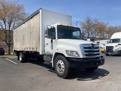Hino 338 Single Axle Curtain Side Truck - J08E-VB, 260HP, 6 Speed Automatic
