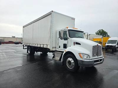 Kenworth T270 Single Axle Curtain Side Truck - Paccar, 300HP, 6 Speed Automatic