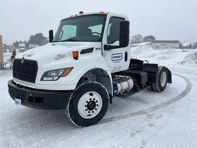 International MV607 Single Axle Day Cab Truck - Cummins 350HP, 6 Speed Automatic