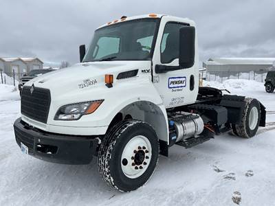 International MV607 Single Axle Day Cab Truck - Cummins 350HP, 6 Speed Automatic