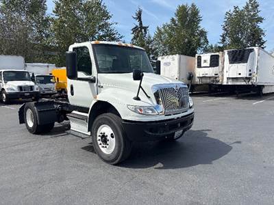 International MV607 Single Axle Day Cab Truck - Cummins 330HP, 10 Speed Manual