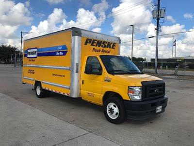 Ford E350 Box Truck - 305HP, 6 Speed Automatic, Roll up Door