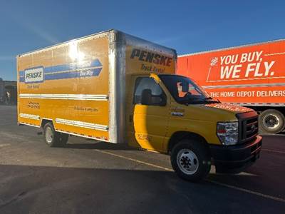 Ford E350 Box Truck - 305HP, 6 Speed Automatic, Roll up Door