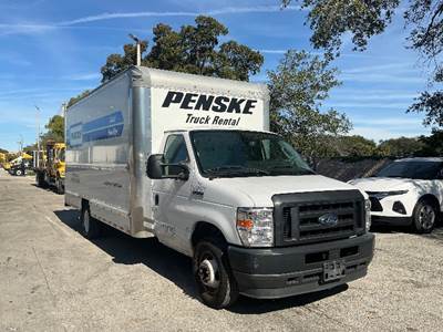 Ford E350 Box Truck - 305HP, 6 Speed Automatic, Roll up Door