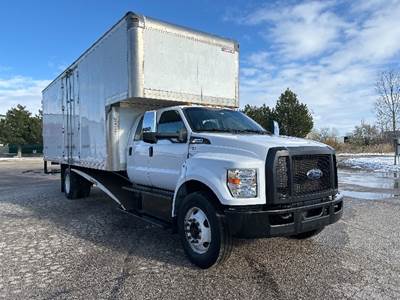 Ford F-650 Box Truck - 320HP, 6 Speed Automatic, Swing Door