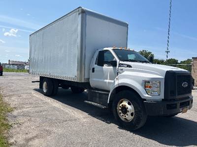 Ford F-650 Box Truck - 320HP, 6 Speed Automatic, Swing Door