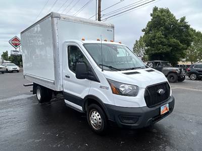 Ford Transit 350 Box Truck - 275HP, 10 Speed Automatic, Roll up Door
