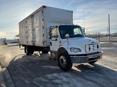 Freightliner M2 24 ft Box Truck - 250HP, 6 Speed Automatic, Roll up Door