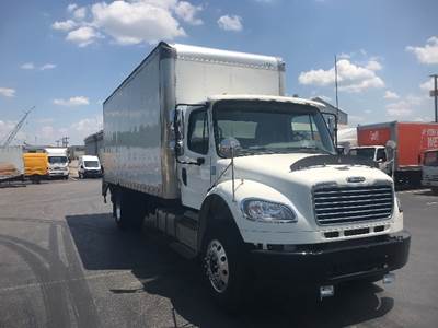 Freightliner M2 22 ft Box Truck - 300HP, 6 Speed Manual, Roll up Door