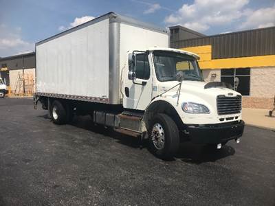 Freightliner M2 22 ft Box Truck - 300HP, 6 Speed Manual, Roll up Door
