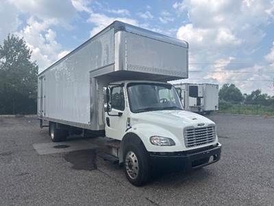 Freightliner M2 28 ft Box Truck - 220HP, 7 Speed Automatic, Swing Door
