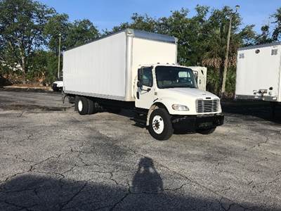 Freightliner M2 26 ft Box Truck - 220HP, 6 Speed Automatic, Roll up Door
