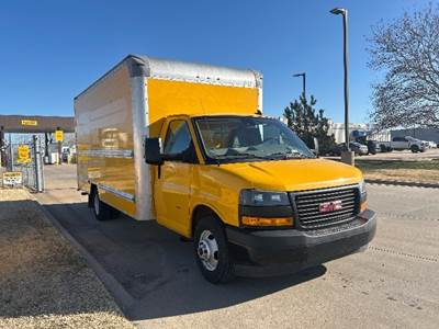 GMC G33903 Box Truck - 401HP, 6 Speed Automatic, Roll up Door