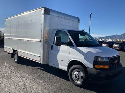 GMC G33903 Box Truck - 401HP, 6 Speed Automatic, Roll up Door