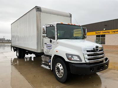 Hino 268 26 ft Box Truck - 230HP, 6 Speed Automatic, Roll up Door