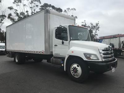 Hino 268 24 ft Box Truck - 220HP, 6 Speed Automatic, Roll up Door