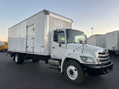 Hino 268 26 ft Box Truck - 230HP, 6 Speed Automatic, Roll up Door
