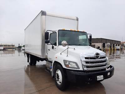 Hino 268 24 ft Box Truck - 230HP, 6 Speed Automatic, Roll up Door