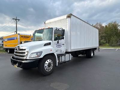 Hino 268 Box Truck - 220HP, 6 Speed Automatic, Roll up Door