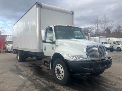 International MV607 Box Truck - 220HP, 6 Speed Automatic, Roll up Door
