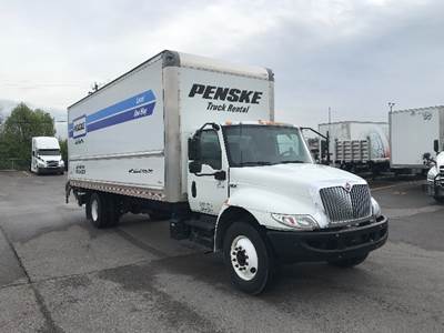 International MV607 Box Truck - 220HP, 6 Speed Automatic, Roll up Door
