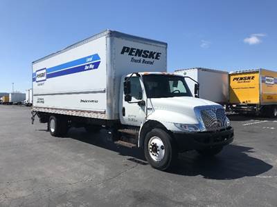 International MV607 Box Truck - 220HP, 6 Speed Automatic, Roll up Door