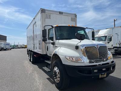 International MV607 24 ft Box Truck - 270HP, 6 Speed Automatic, Roll up Door