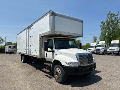 International MV607 Box Truck - 220HP, 7 Speed Automatic
