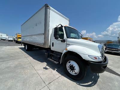International MV607 Box Truck - 220HP, 6 Speed Automatic, Roll up Door