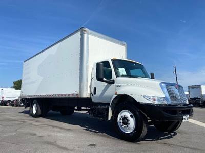 International MV607 Box Truck - 220HP, 6 Speed Automatic, Roll up Door