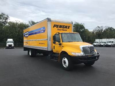 International MV607 Box Truck - 220HP, 6 Speed Automatic, Roll up Door