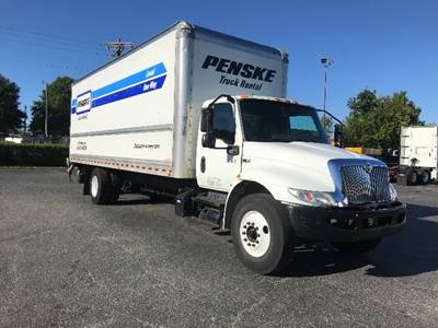 International MV607 Box Truck - 220HP, 6 Speed Automatic, Roll up Door