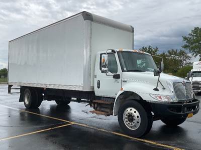 International MV607 Box Truck - 250HP, 6 Speed Automatic, Roll up Door