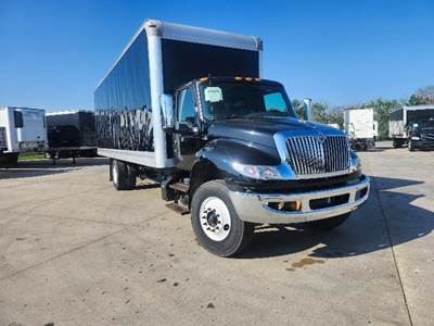 International MV607 Box Truck - 220HP, 6 Speed Automatic, Roll up Door