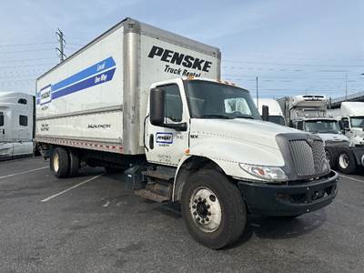 International MV607 Box Truck - 220HP, 6 Speed Automatic, Roll up Door