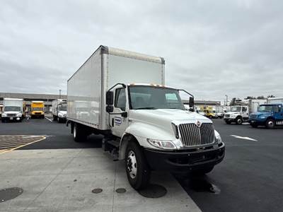 International MV607 Box Truck - 220HP, 6 Speed Automatic, Roll up Door